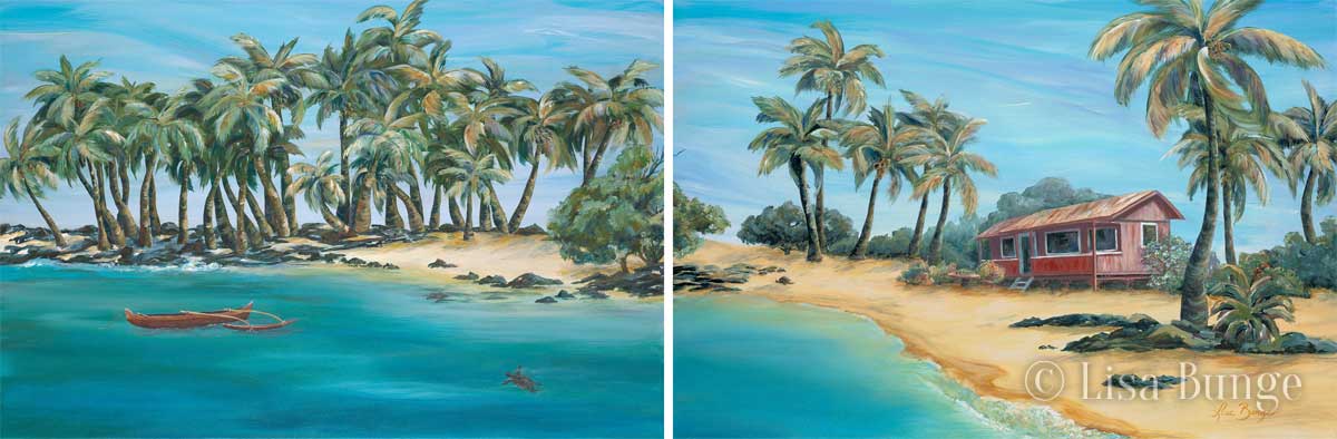 A shack on the beach in Kona, on the Big Island