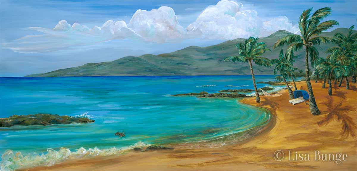 A classic Hawaii seascape painting